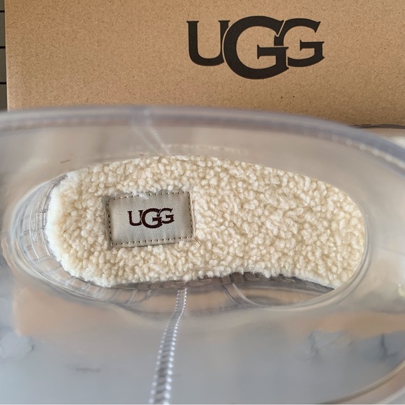 UGG Drizlita Rain Boots Womens Size 8  CLEAR Waterproof Rubber Shoes NEW - Picture 4 of 6